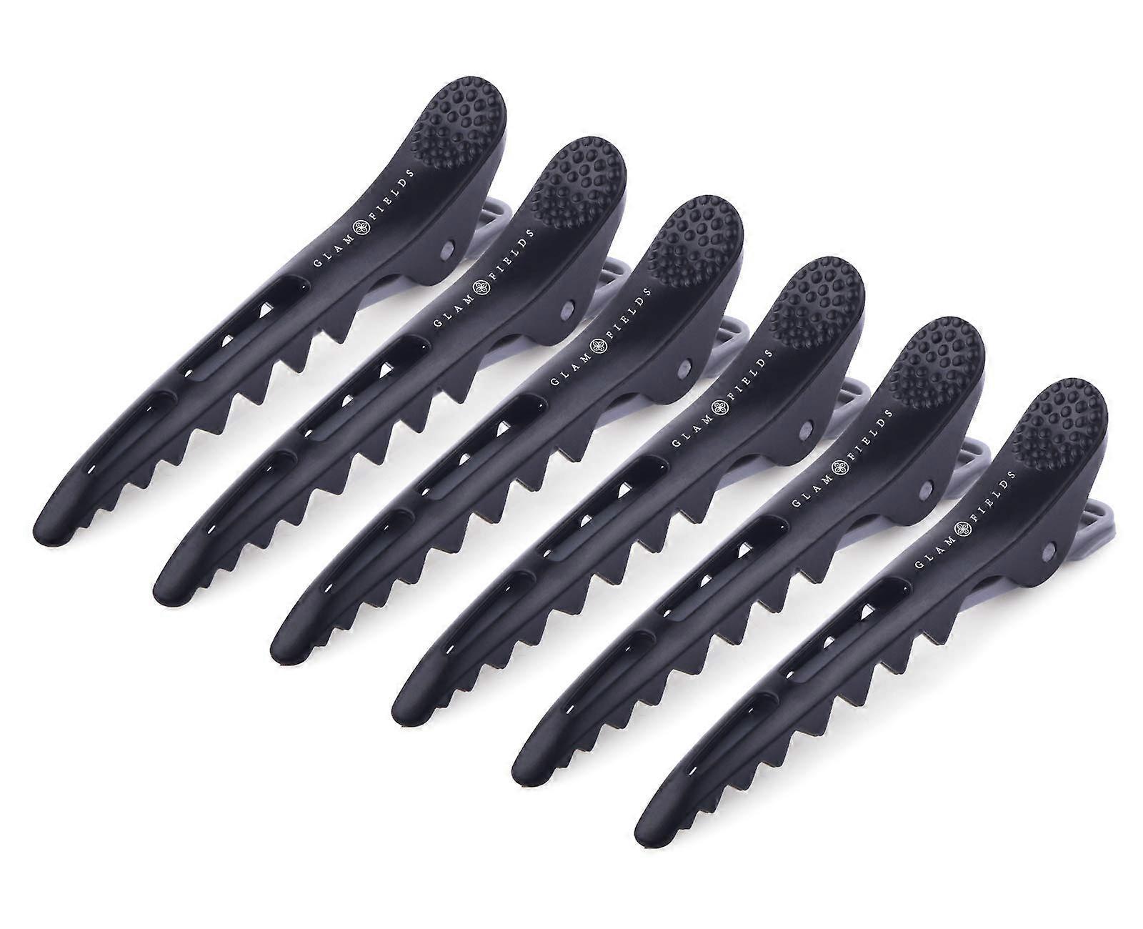 6 Pack Professional Shark Hair Clips with NonSlip Secure Grip for Styling and Sectioning