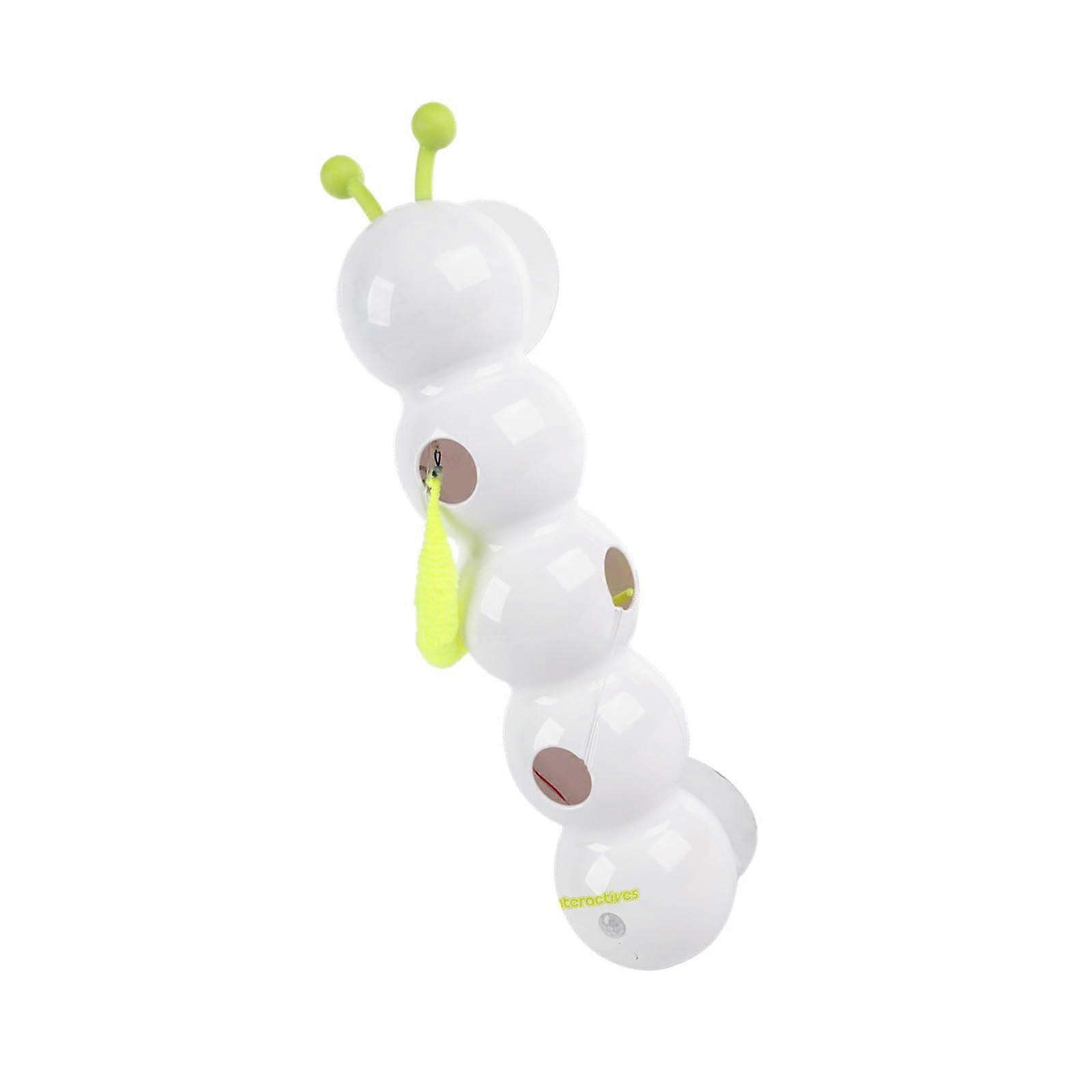 Interactive Cat Toy with Replaceable Tail Attachments, USB Rechargeable Automatic Cat Teaser Stick