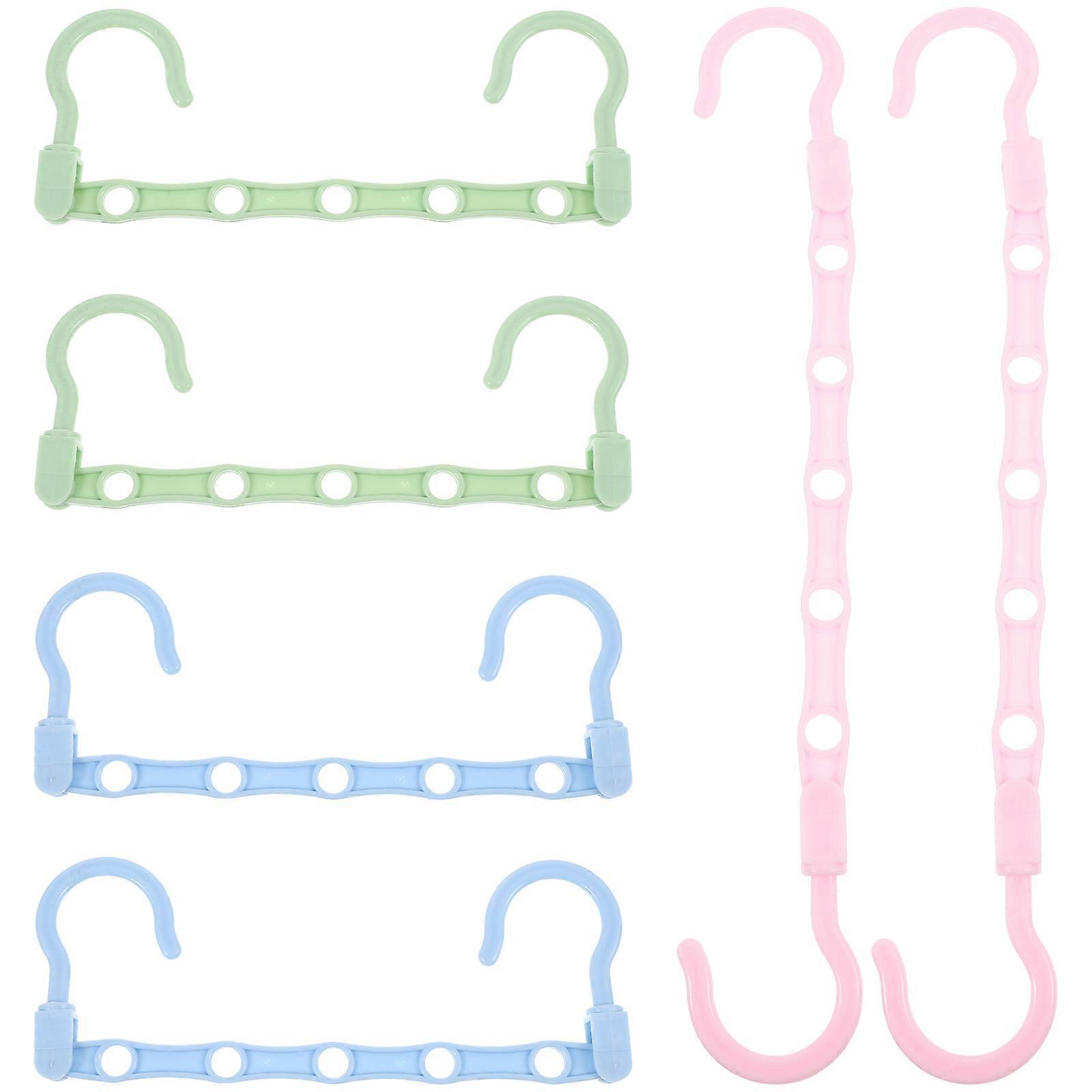 Clothes Organizer Hanger Space Saving for Hanging Clothes 18Pcs PP Material