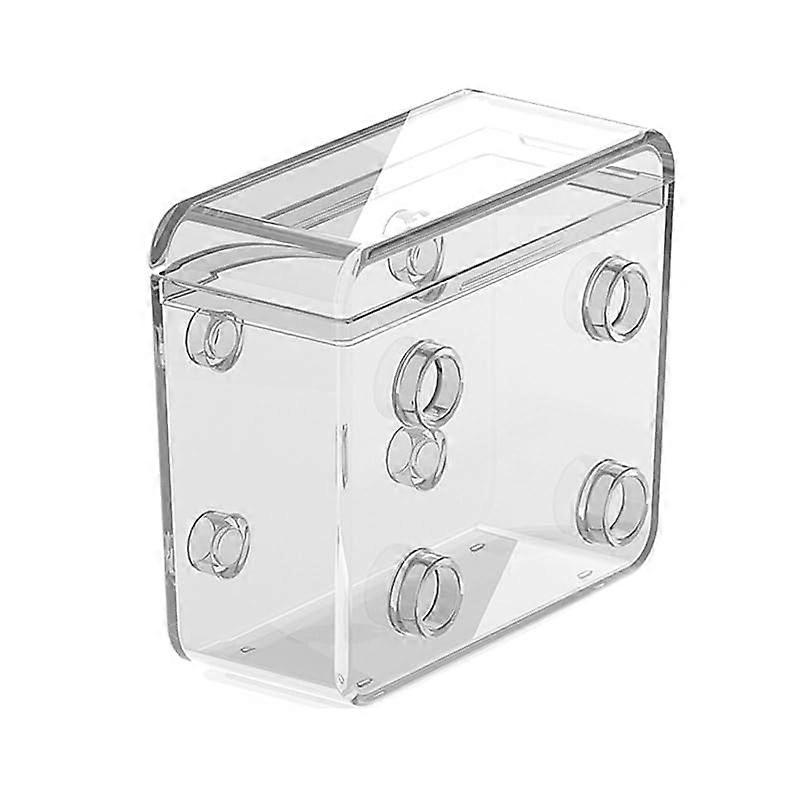 Large Capacity Cable Organizer Box with Lid, Modular Spliceable Design for Desktop and Office