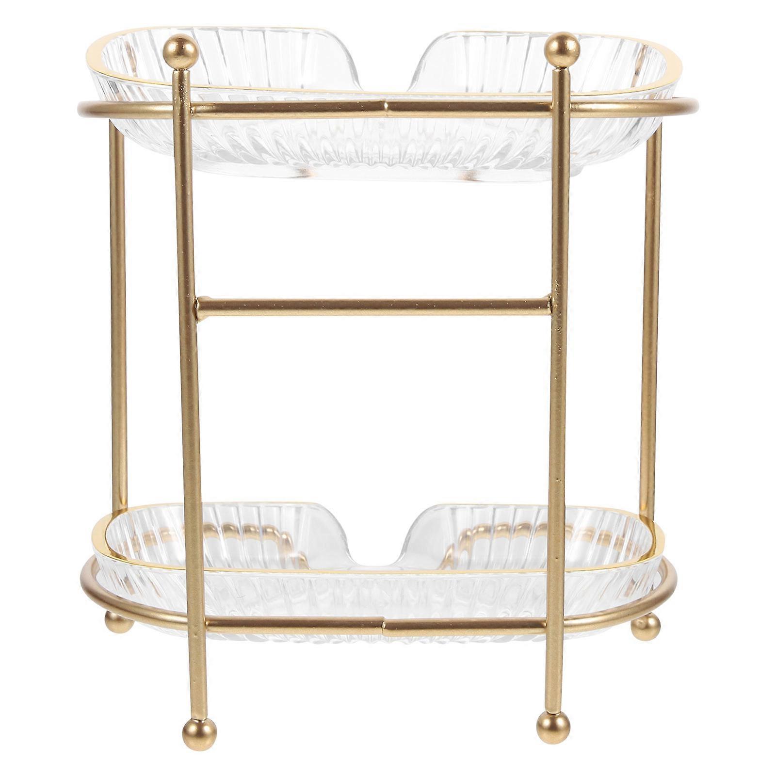 Double Layer Soap Holder for Storage Use with Wall Mounted Soap Holder