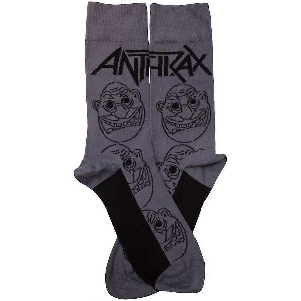 Anthrax Faces Pattern Mono Ankle Socks