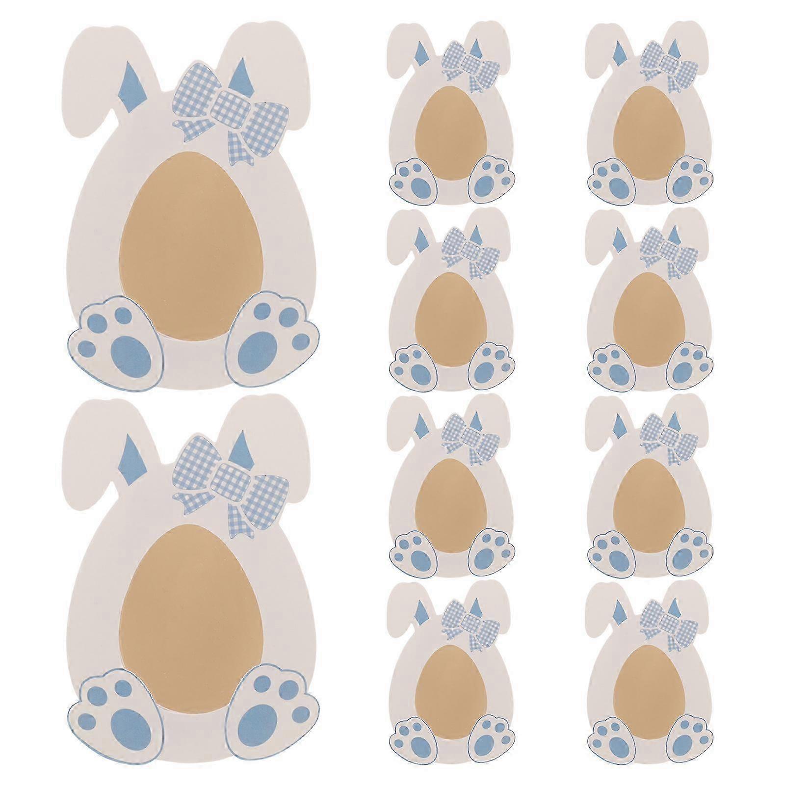 10pcs Adorable Easter Bunny Paper Candy Boxes for Biscuit Storage