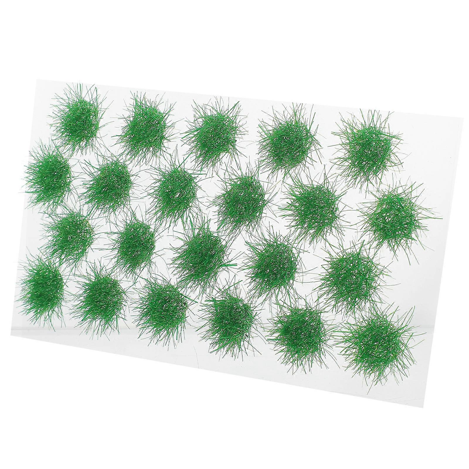 Miniature Grass Cluster Static Grass Tuft for 5Sets Durable Plastic Model