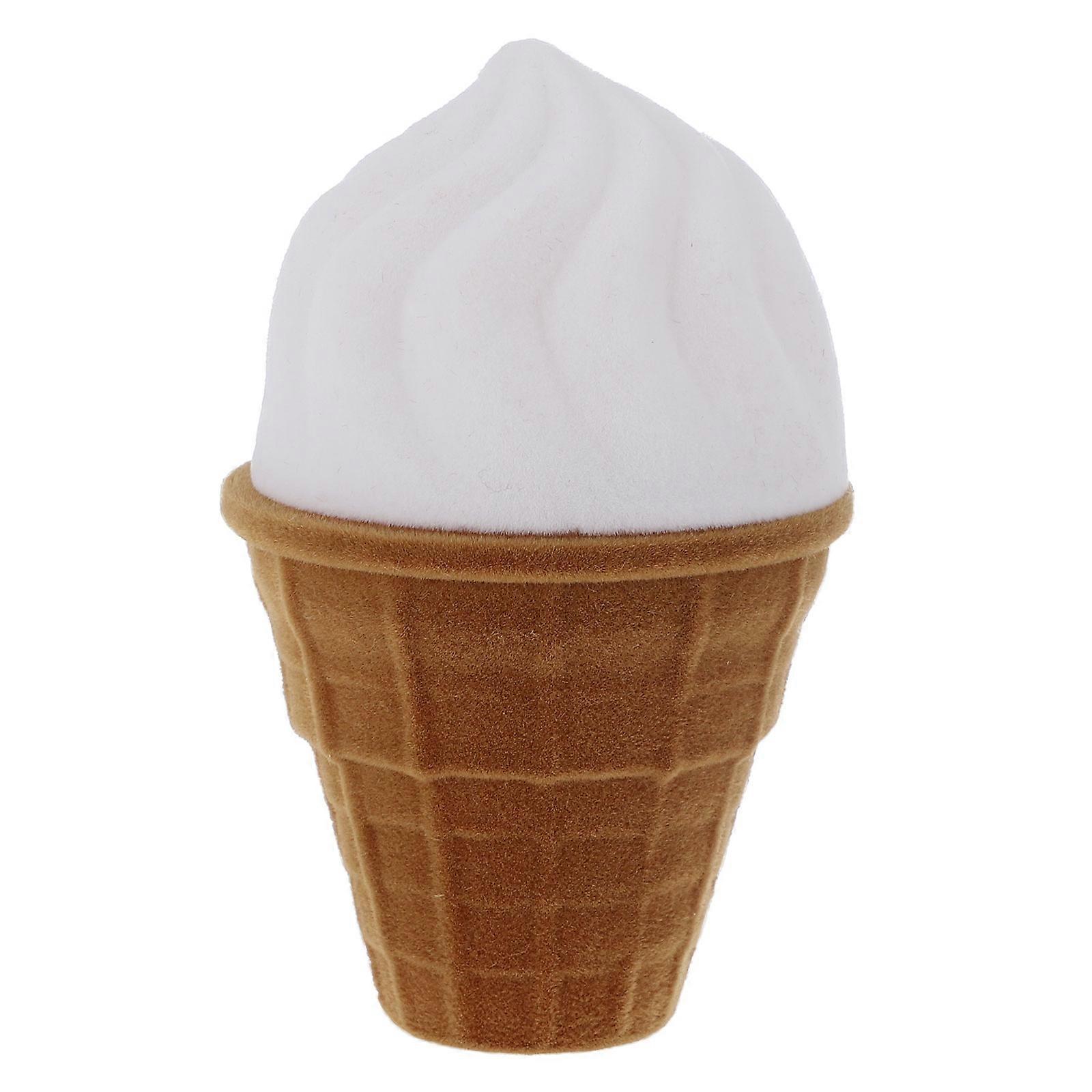 Creative Ice Cream Ring Box for Wedding with 1Pcs Unique Ring Case