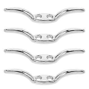 4pcs enrouleur de cordon de store robuste pour les fenêtres Rideau Corde Taquet Crochet de mât de drapeau Alliage de zinc Accessoires de cordon Taquets pour stores