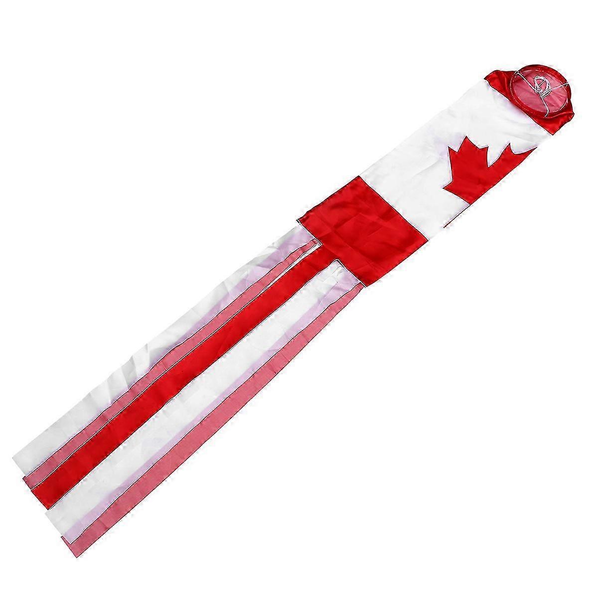 Decorative Flag Windsock compatible with Hanging with Assorted Colors 70Cm Maple Leaf