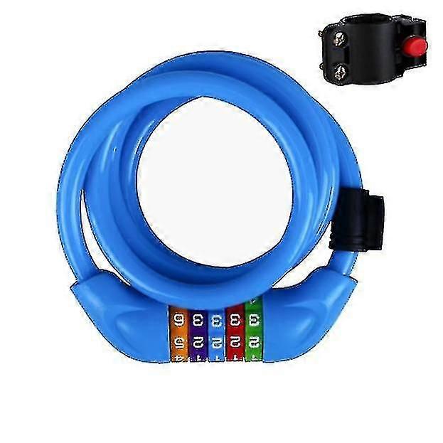 Children's Security Bicycle Lock, Colourful Combination Lock