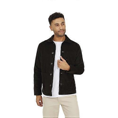 Brave Soul Mens Cord Button Through Shacket