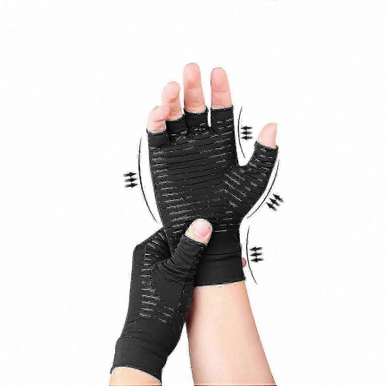 Copper Infused Compression Gloves for Hand Support