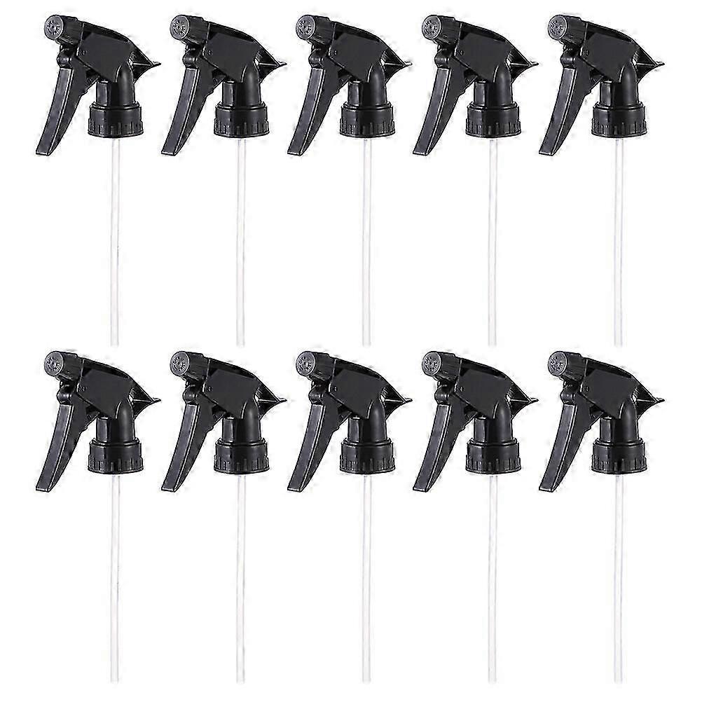 10 PCS Trigger Sprayer with 2 Spraying Patterns Spray Bottle Replacement Head-gltp