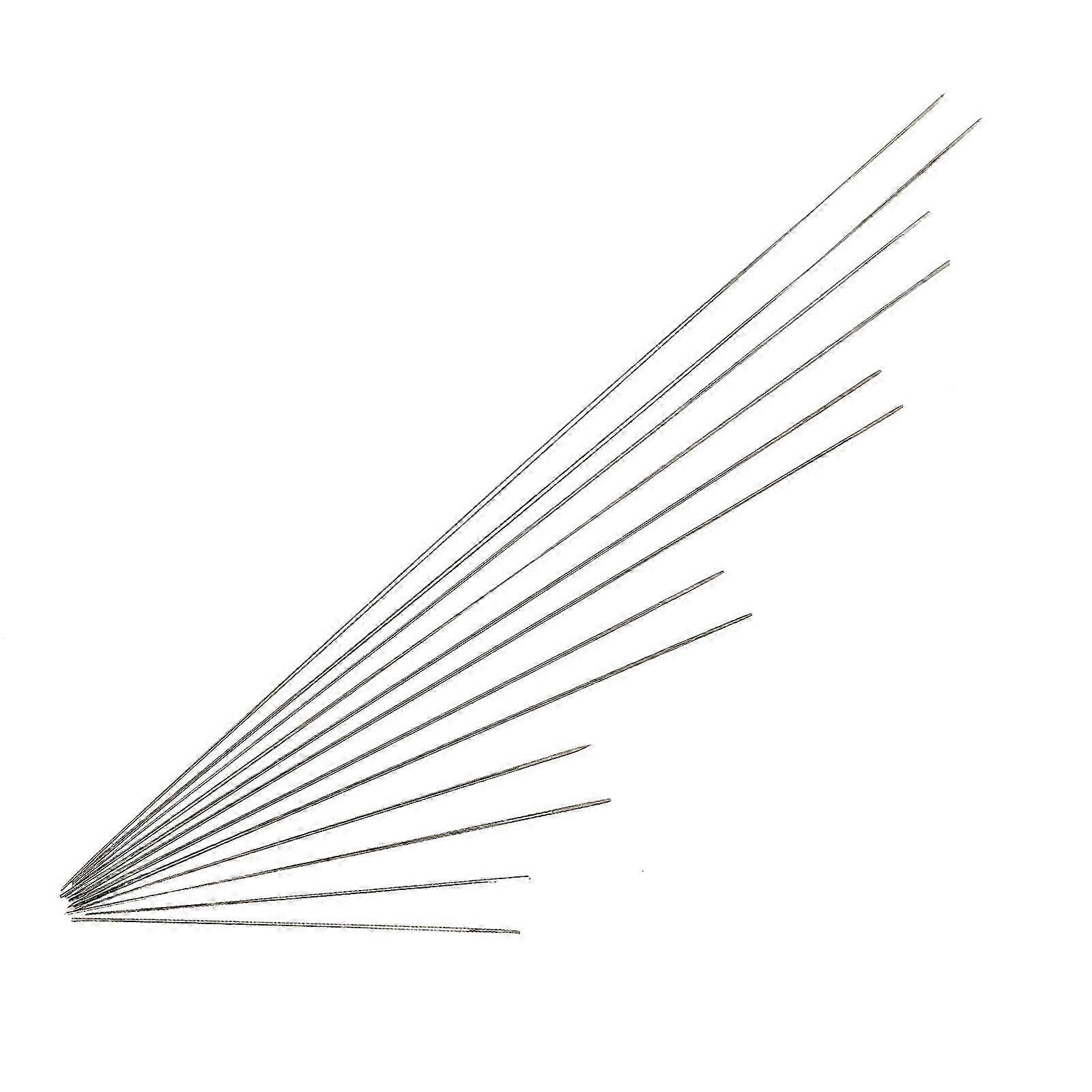 12 Pcs Beading Needles Thread Sewing Needles Opening Big Eye Bead Needles