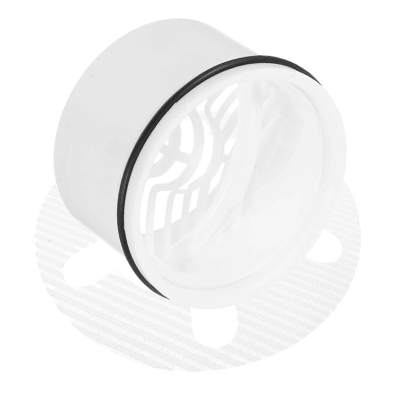 White Bathroom Sink Strainer with Anti-Clogging Function 4Sets