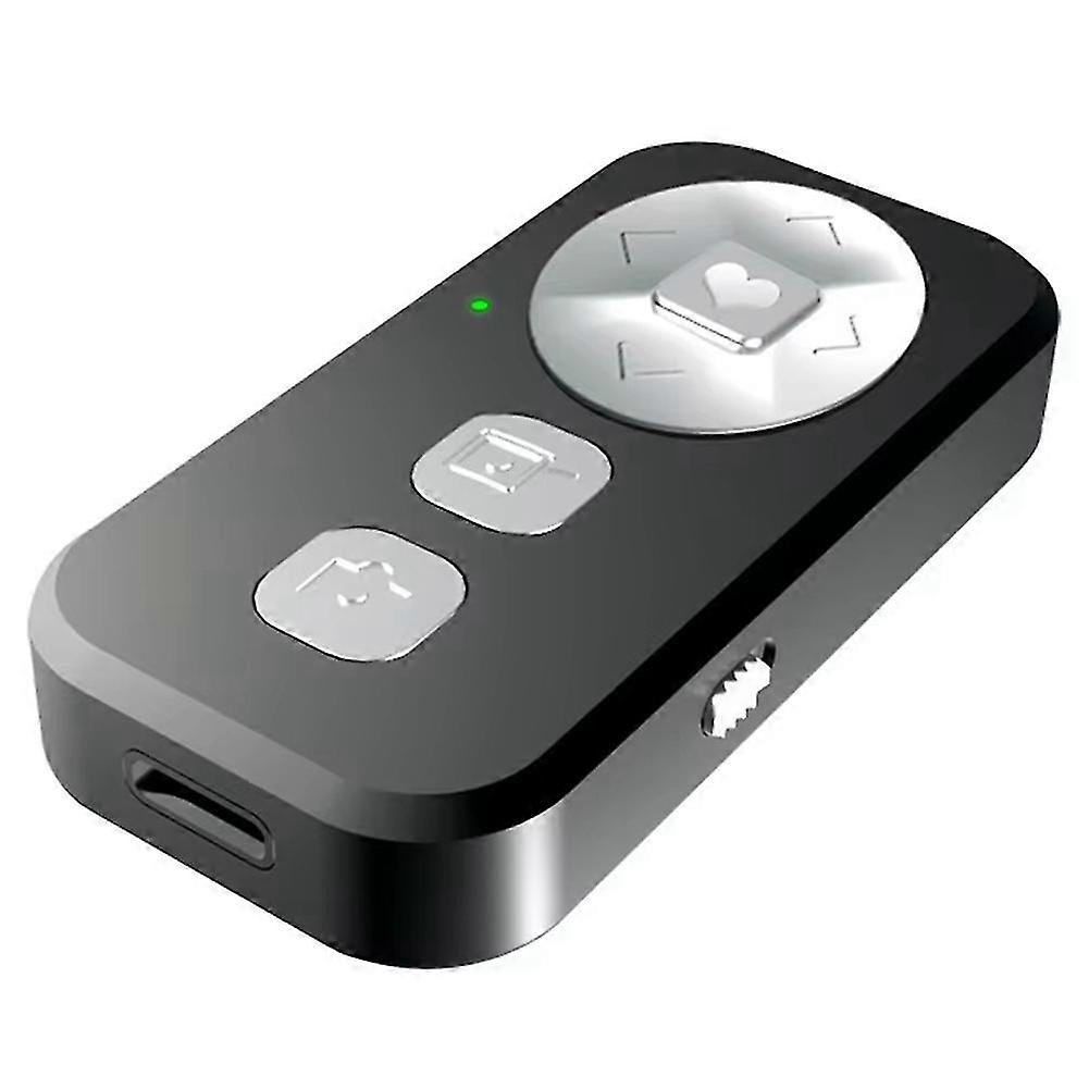 compatible with Tiktok Mobile Self Timer Zoom Function Bluetooth Remote Controller, Page Turning, Liking, Self Timer Short Video