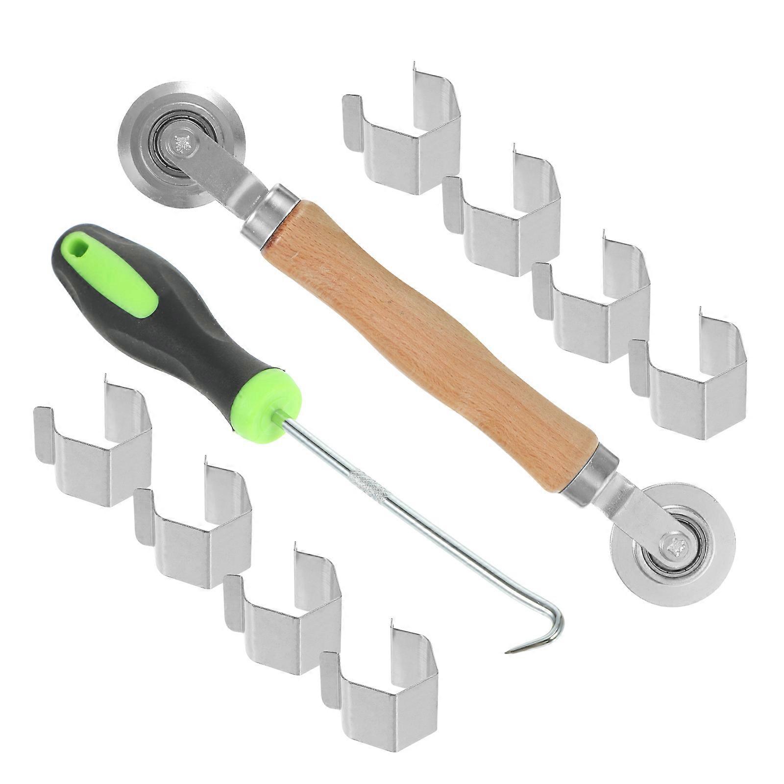 1 Set Screen Tools Mesh Window Screen Roller Tool Screen Remover Hook Screen Clips
