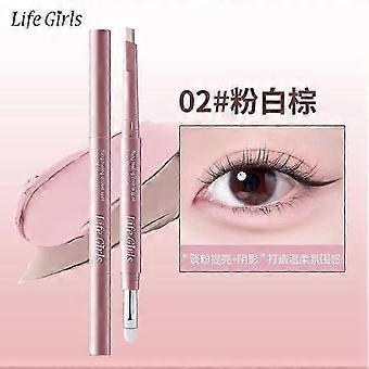 Double-Ended Under-Eye Highlighter Stick, Smooth And Easy-To-Blend Filament Eyeliner, Under-Eye Highlighter And Contour Pen With Brush Tip, Lightweigh