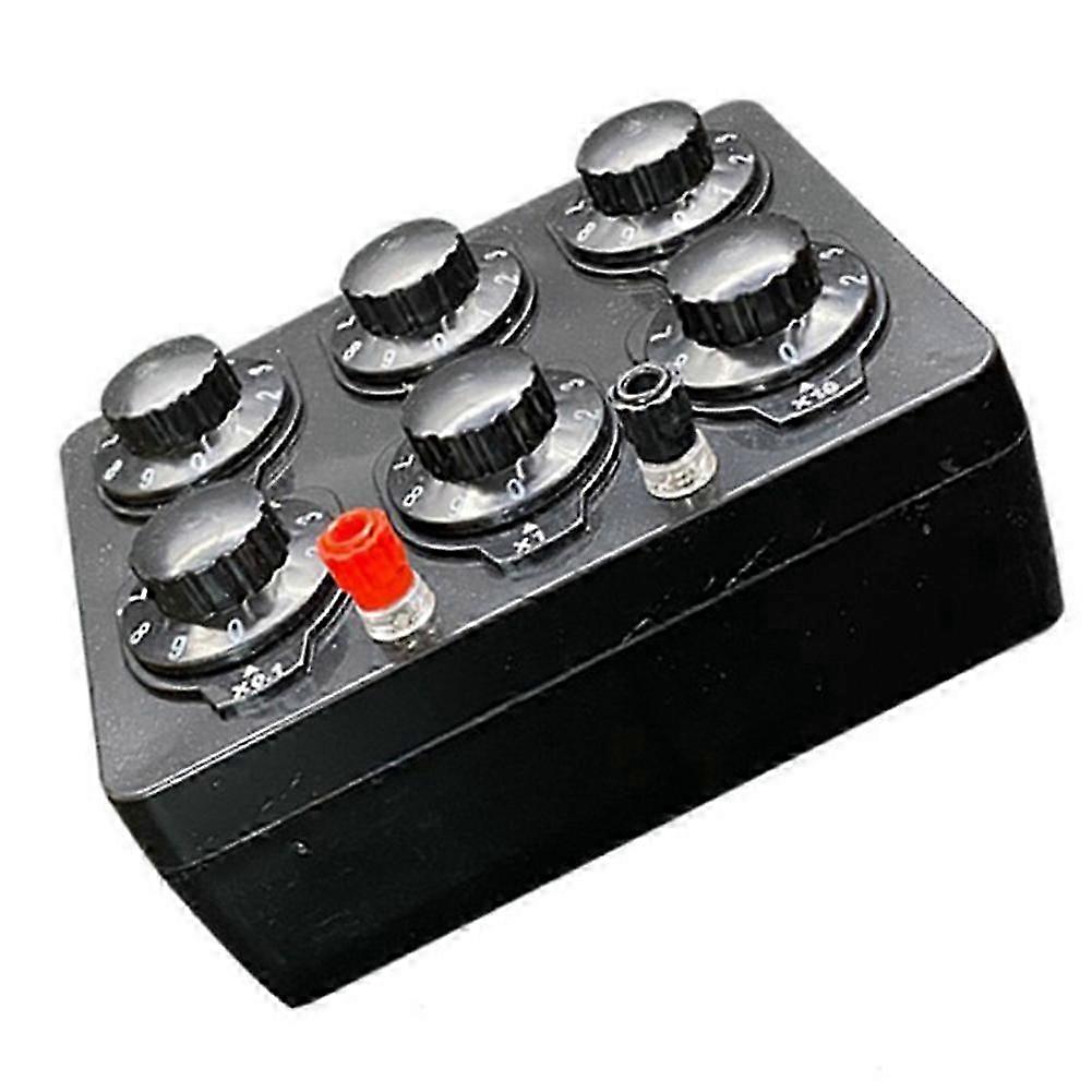 0-99999.9 Ohm Simple Resistance Box Precision Variable Decade Resistor Teaching Instrument Teaching