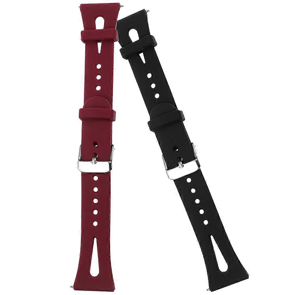 2pcs Watch Strap Replaceable Silicone Watchstrap Compatible for Fitbit Versa2