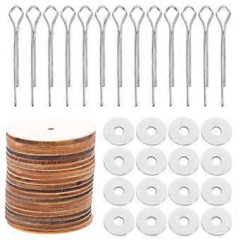 20 Set Teddy Bear Joint Acessórios Little Bear Doll Joint Bolt DIY Articulações de madeira rotativas Multi-purpose DIY Doll Joints Acessório para DIY Doll Makin