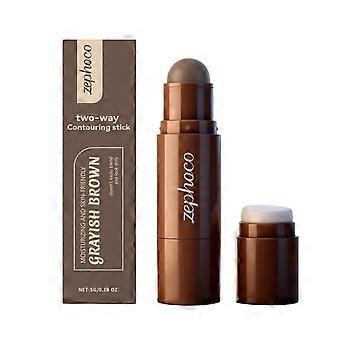 Zephoco Natural Contouring Stick (Grijsbruin): Natuurlijk, vormgevend, lichtgewicht en dekkend voor een perfecte contourafwerking.