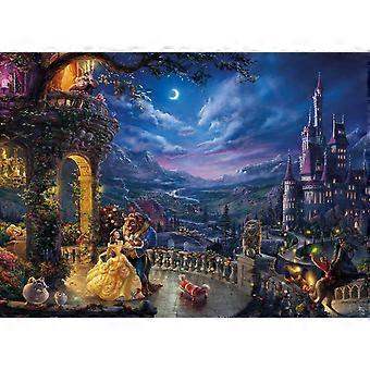 Thomas Kinkade Beauty The Beast Dancing in The Moonlight Jigsaw Puzzle  CYQL-354