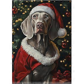 Santa Claus Weimaraner Jigsaw Puzzle - Cozy Xmas for Pet-Loving Family in Christmas SQZ862