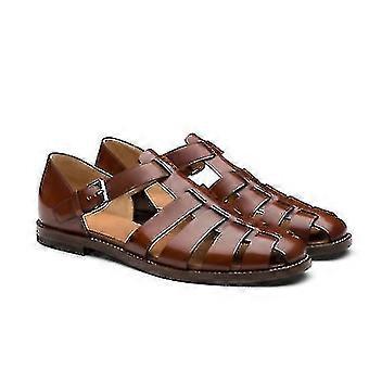 Italienische handgemachte Ledersandale Herren Sport Sandalen Geschlossene Zehe Outdoor-Yvan