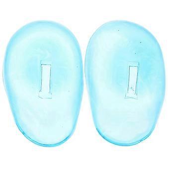 Copriorecchie in silicone blu per la protezione delle orecchie, 6 pezzi, per uso in salone di parrucchiere