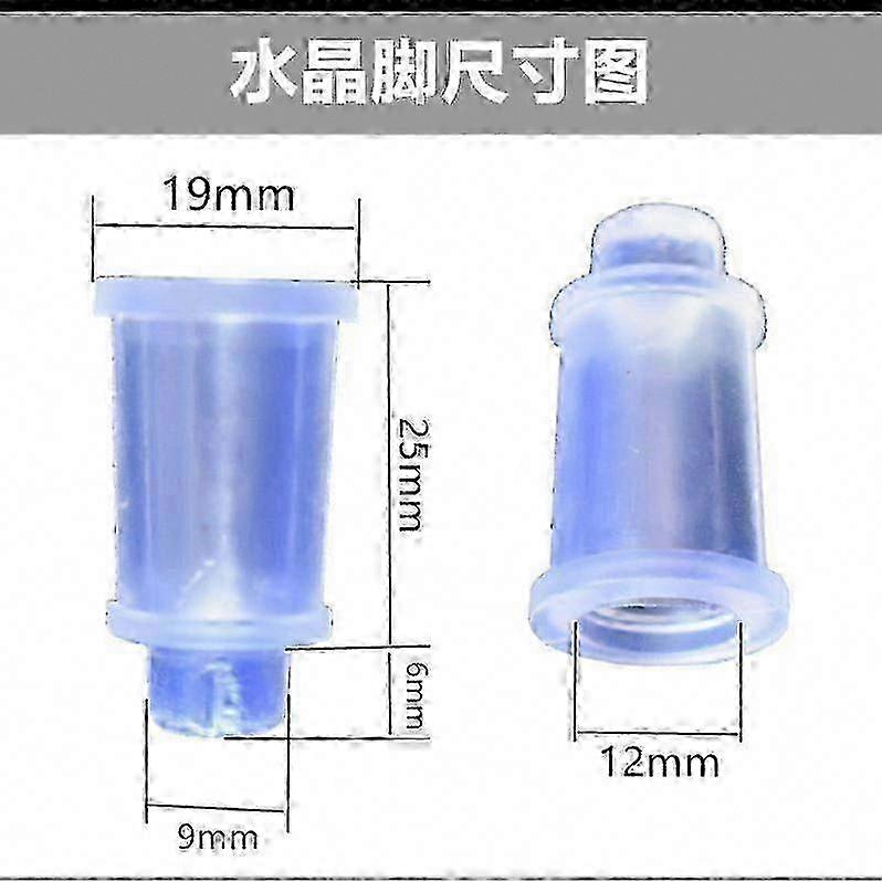 Rubber Scale Leg Pads 3.2x2cm Set