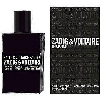 Zadig & Voltaire This Is Him Eau De Toilette For Men 30 ml