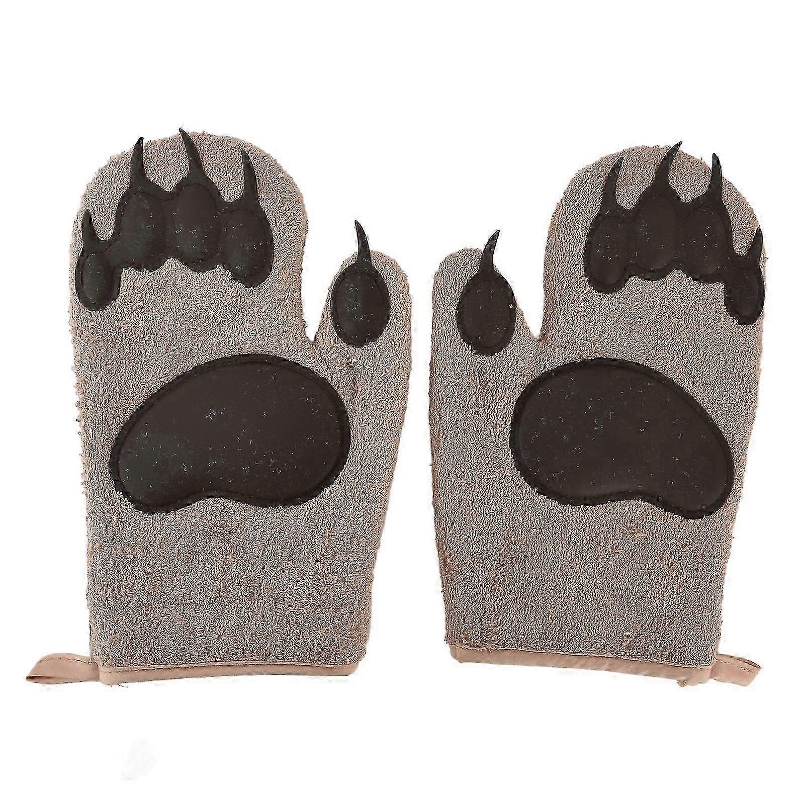 Thickened Heat Resistant Silicone Gloves compatible with Kitchen Microwave Use