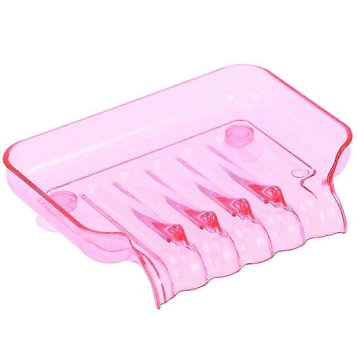 Dual-Suction Clear Soap Dish