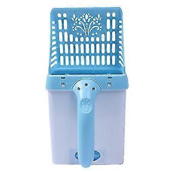 All-in-One Blue Pet Poop Shovel Set