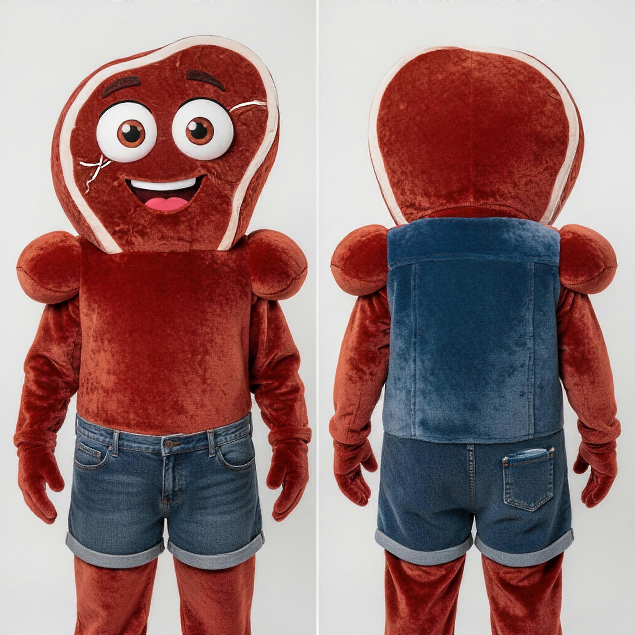 MASTICOT Rust Red Velvety Steak Mascot