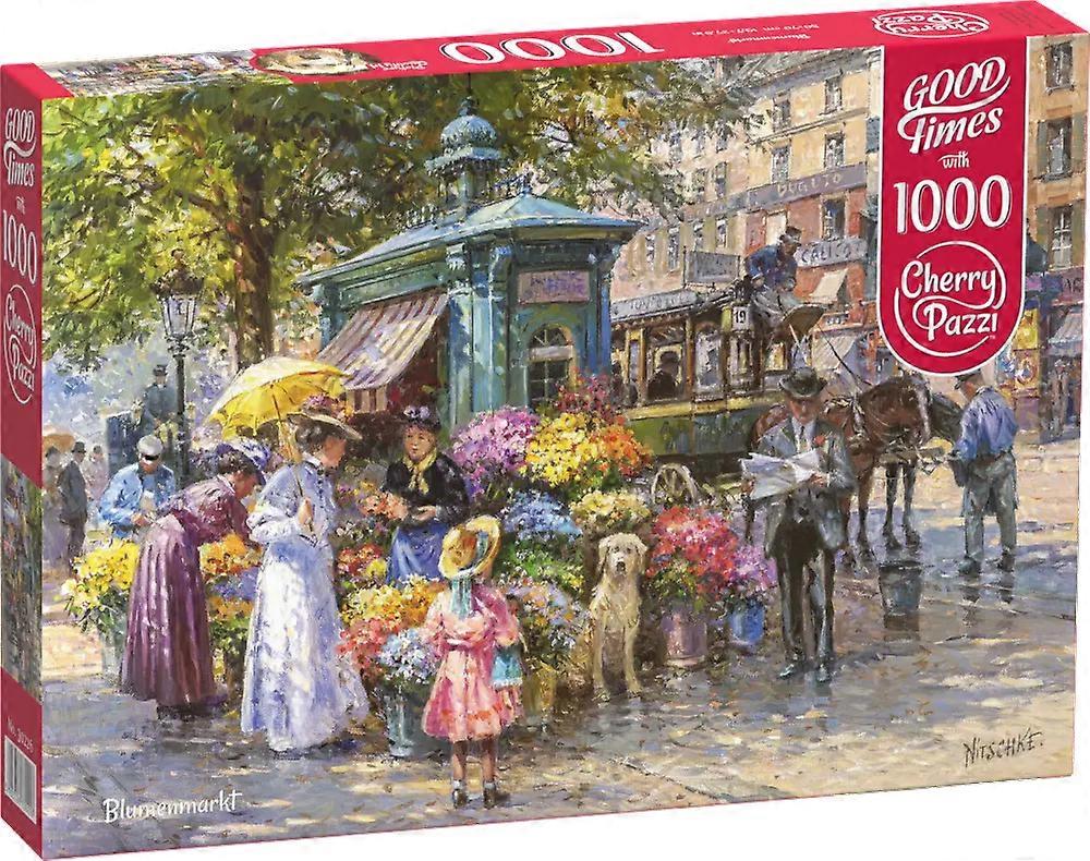 Flower Market Puzzle 1000 Pieces