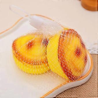 Slow Rising Egg Tart Squishy Toy Hand Relax Sticky Fluid Simulation Toy Thick Pinch Egg Tart Rebound Toy For Students