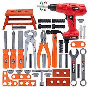 Realistic Pretend Tool Set Educational Fine Motor Skill Development