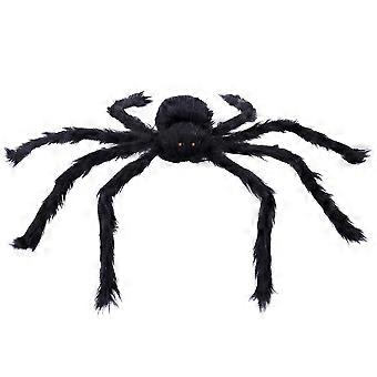 Artificial Spider Toy Plush Giant Spider Toy for Halloween Pranks 2Pcs