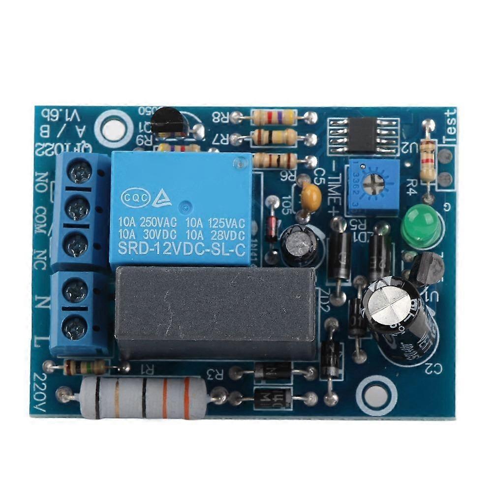 10Sec/100Sec/10Min/100Min/10Hours Timer Module 220VAC Adjustable Delay Timer Switch Module Delay Off Switch Module