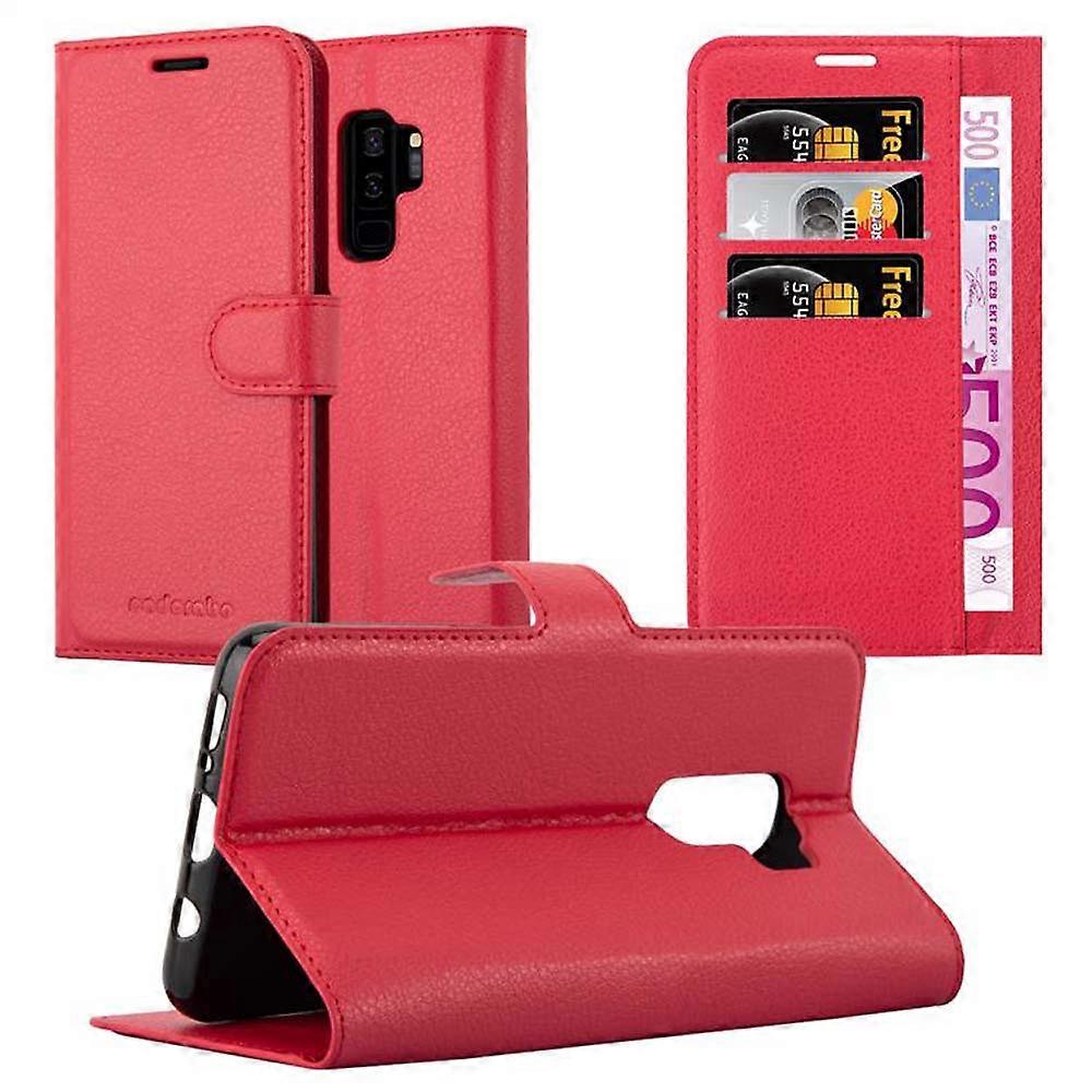 Case compatible with Samsung Galaxy S9 PLUS - Protective case with card slots and stand function