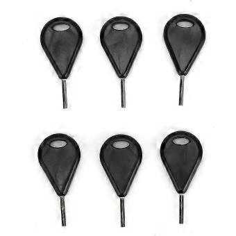 R10 Surfboard Fin Key Plastic Handle Light Weight 6 Pcspack Surfing Equipment For Surf For Surfboard