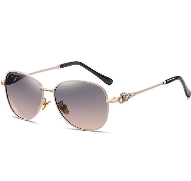 New Ladies Colorful Multicolor Polarized Large Frame Two Tone Sunglasses Sunglasses