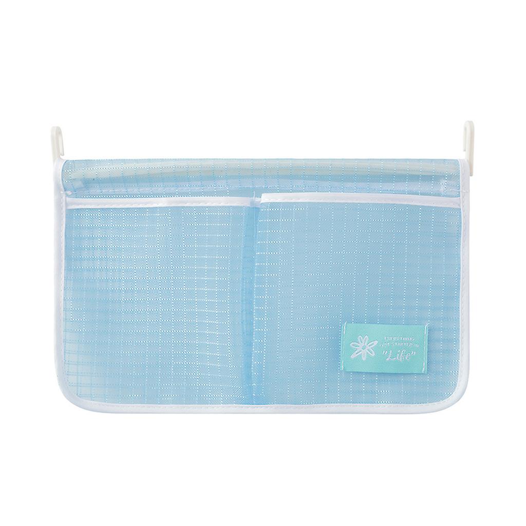 Multifunctional Classification Storage Bag Blue White Odor Free for Towel Soap