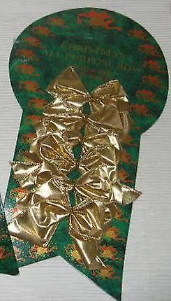 Christmas Rosette Gold 6-pakkaus