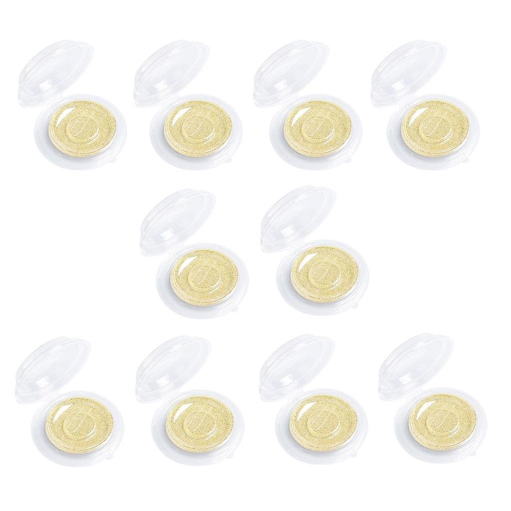 Empty False Eyelash Care Storage Case Box Container Holder Golden