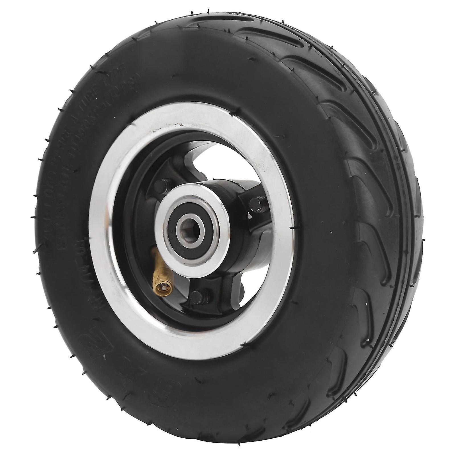 6X2 Pneumatic Wheel Inflatable Air Tire With Aluminum Alloy Hub Strong Grip For Electric Scooter