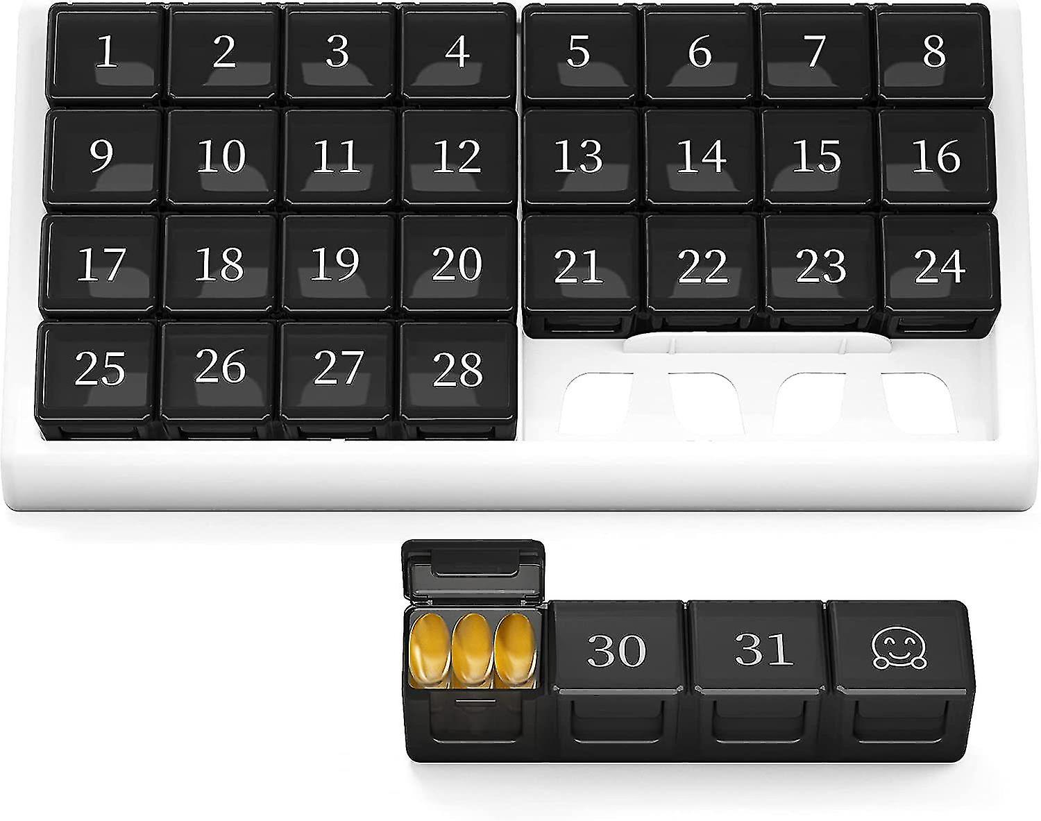 January 31 Detachable Plastic Pill Box