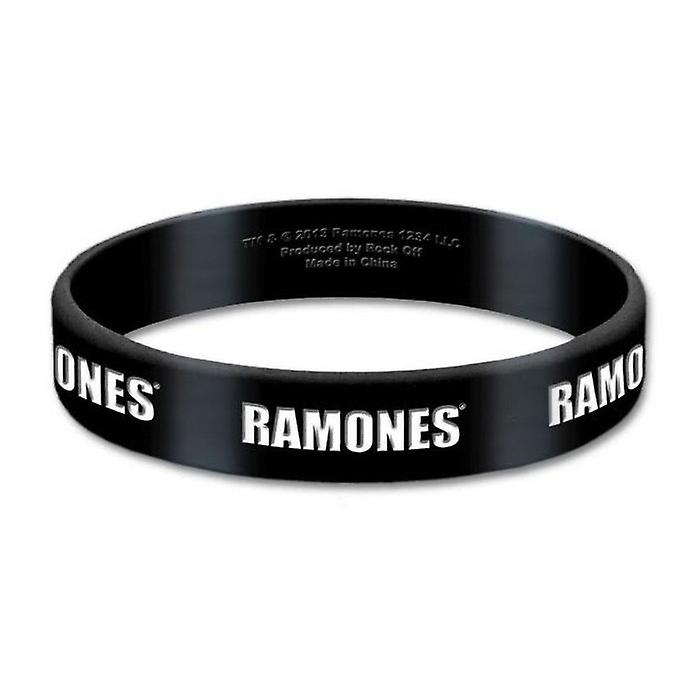 Ramones Logo Silicone Wristband