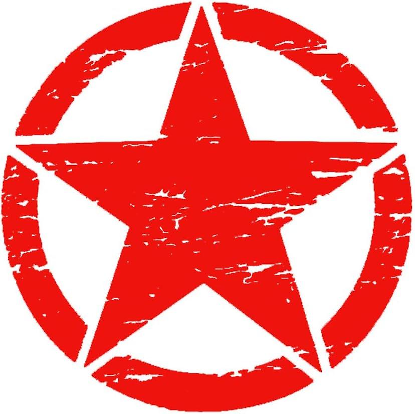 Army Star Decal Large 20" Distressed – Big Vinyl Military Hood - Foto 7