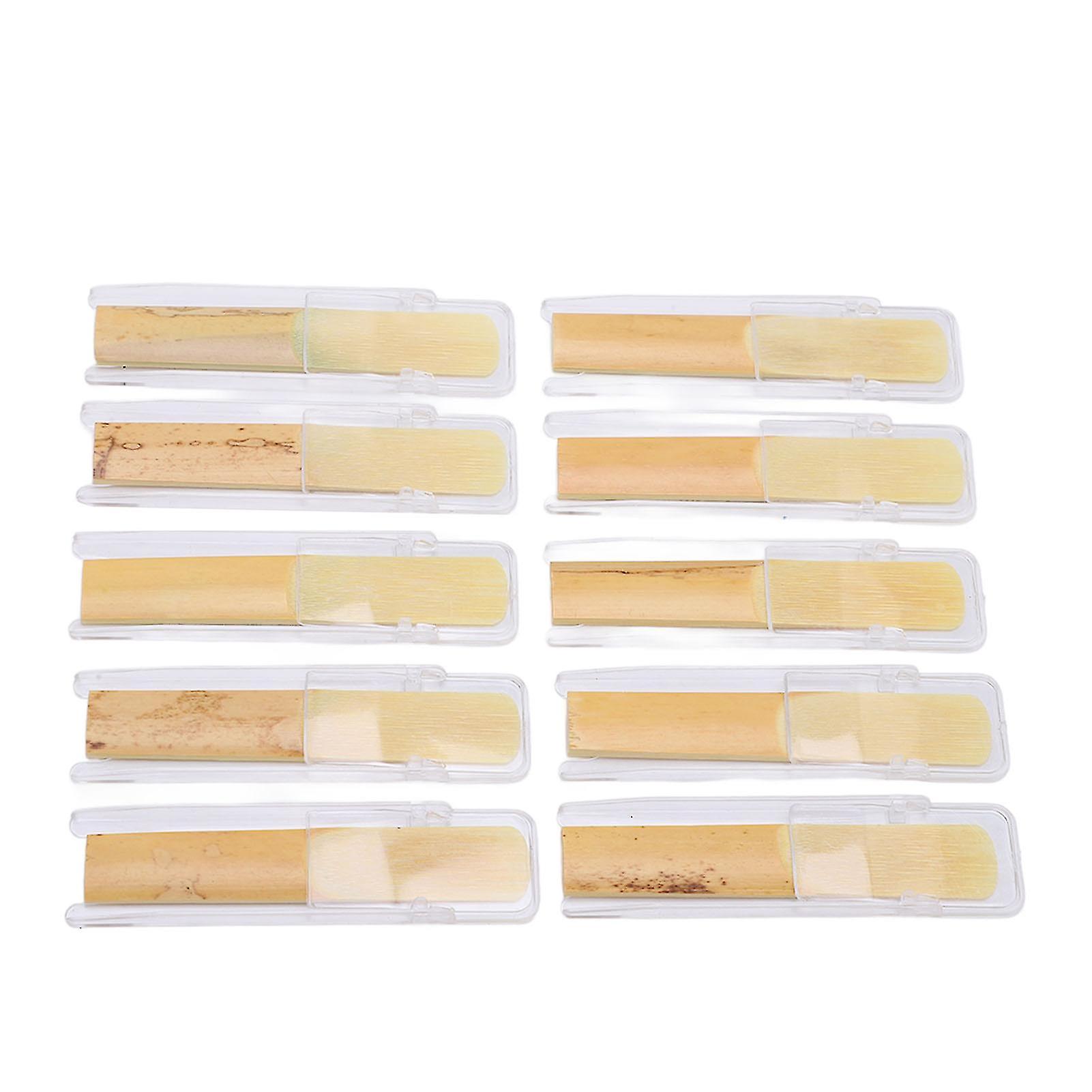 10PCS 2.5 强度单簧管簧片替换 B 扁平振动簧片单簧管配件